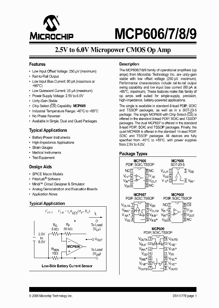 MCP608-ISN_8190884.PDF Datasheet