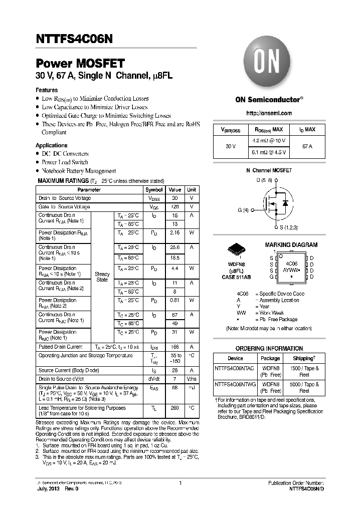 NTTFS4C06N_8203946.PDF Datasheet