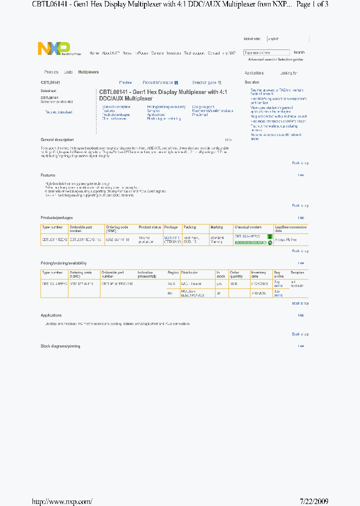 CBTL06141EE_8220530.PDF Datasheet