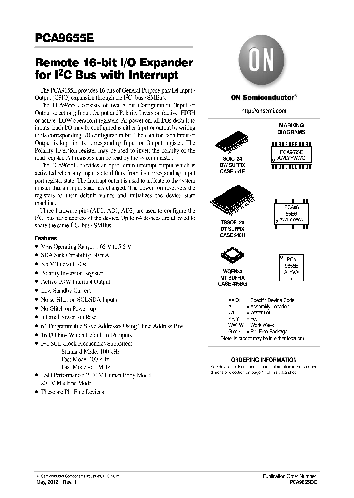 PCA9655E_8220927.PDF Datasheet