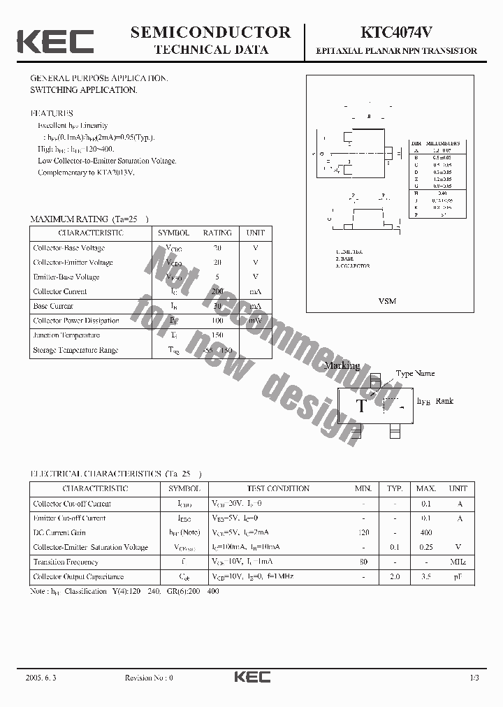 KTC4074V_8253451.PDF Datasheet