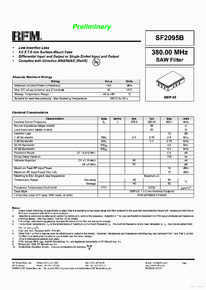 SF2095B_7858378.PDF Datasheet