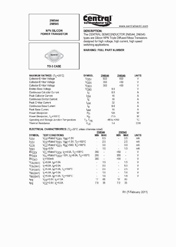 2N6544_8297137.PDF Datasheet