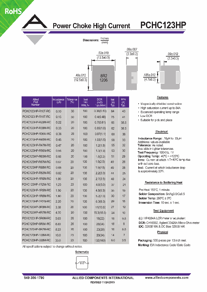 PCHC123HP-R60M-RC_8320430.PDF Datasheet