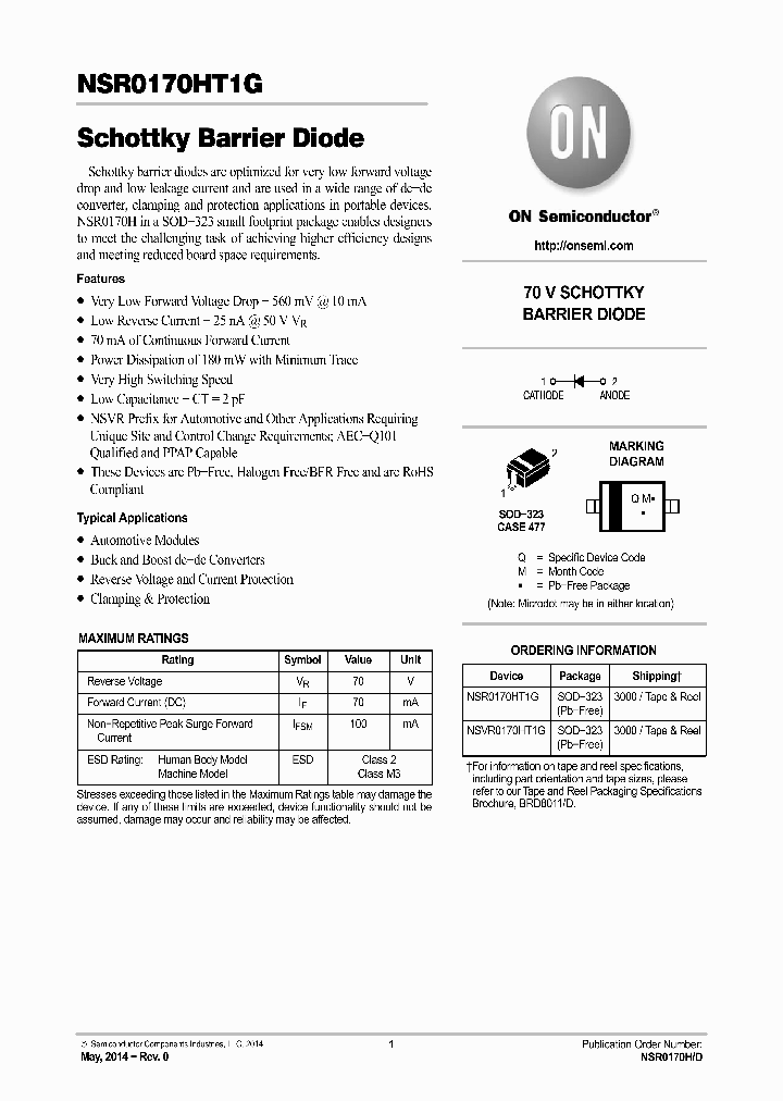 NSR0170HT1G_8336473.PDF Datasheet