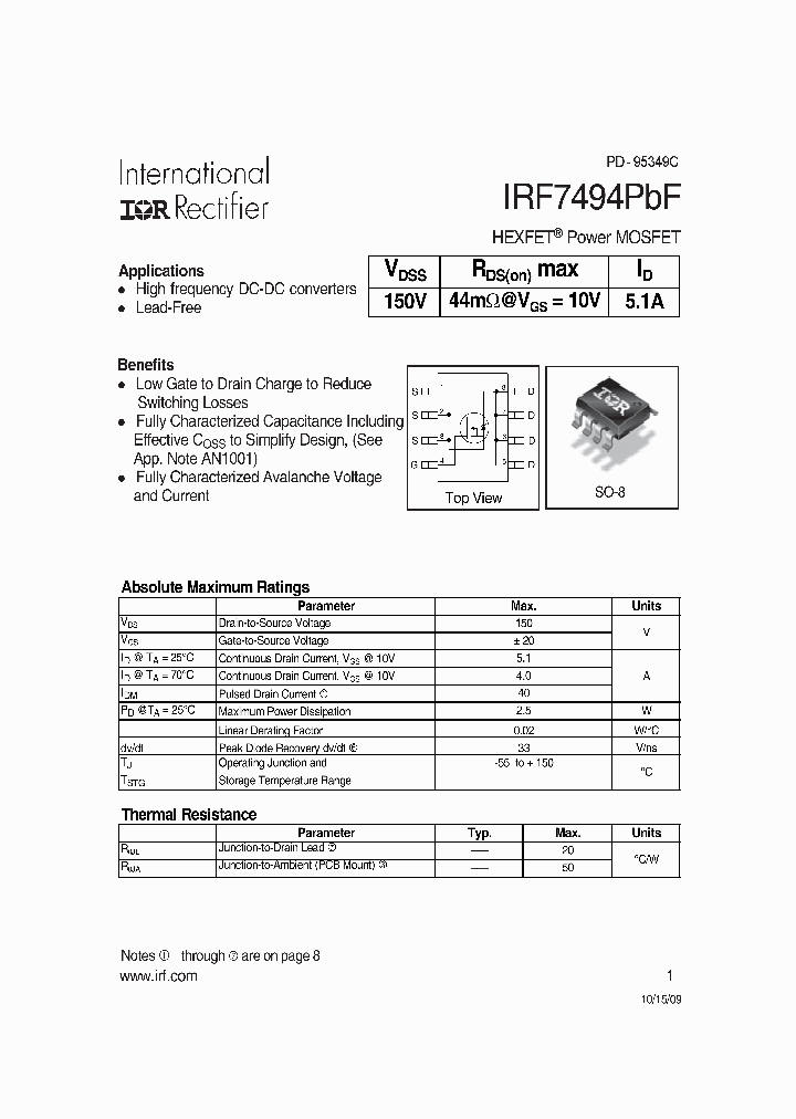 IRF7494TRPBF_8338000.PDF Datasheet