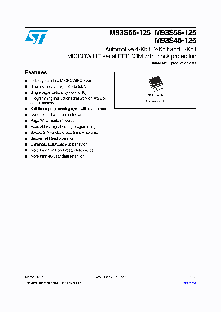 M93S56-125_8352109.PDF Datasheet