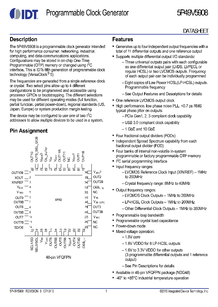 5P49V5908_8356892.PDF Datasheet