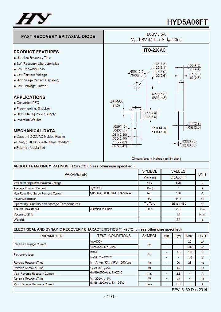 HYD5A06FT_8369821.PDF Datasheet