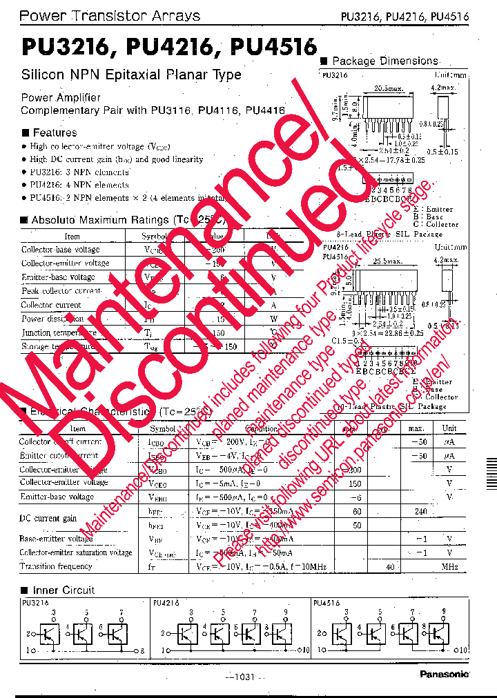 PUA3216_8420775.PDF Datasheet