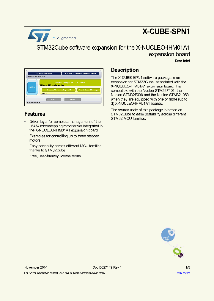 X-CUBE-SPN1_8454952.PDF Datasheet