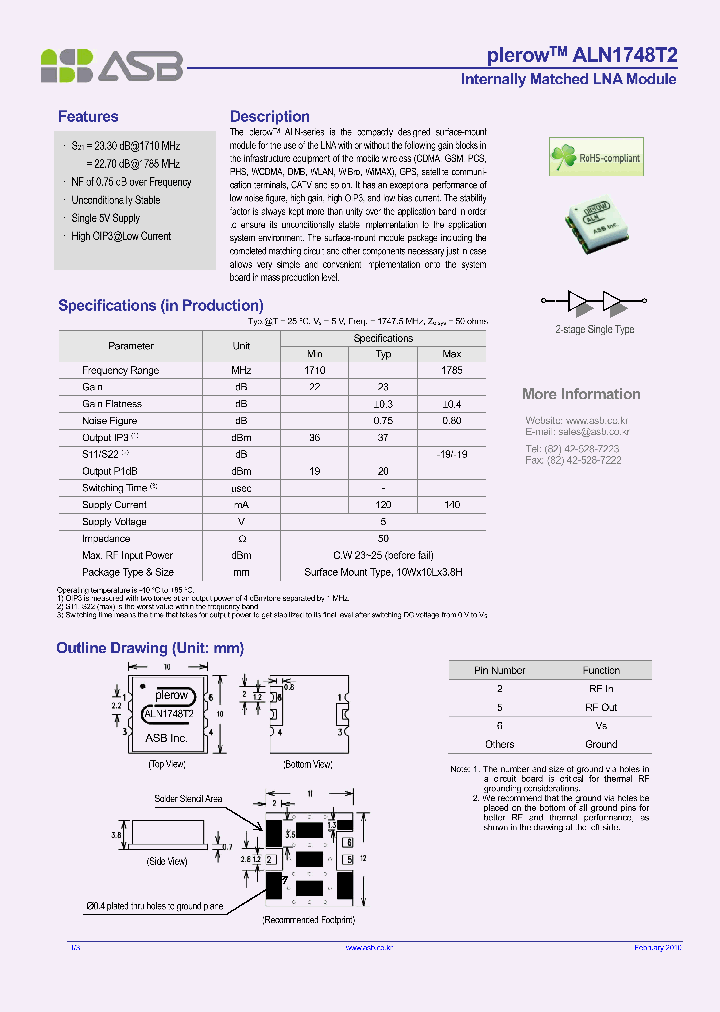 ALN1748T2_8554368.PDF Datasheet