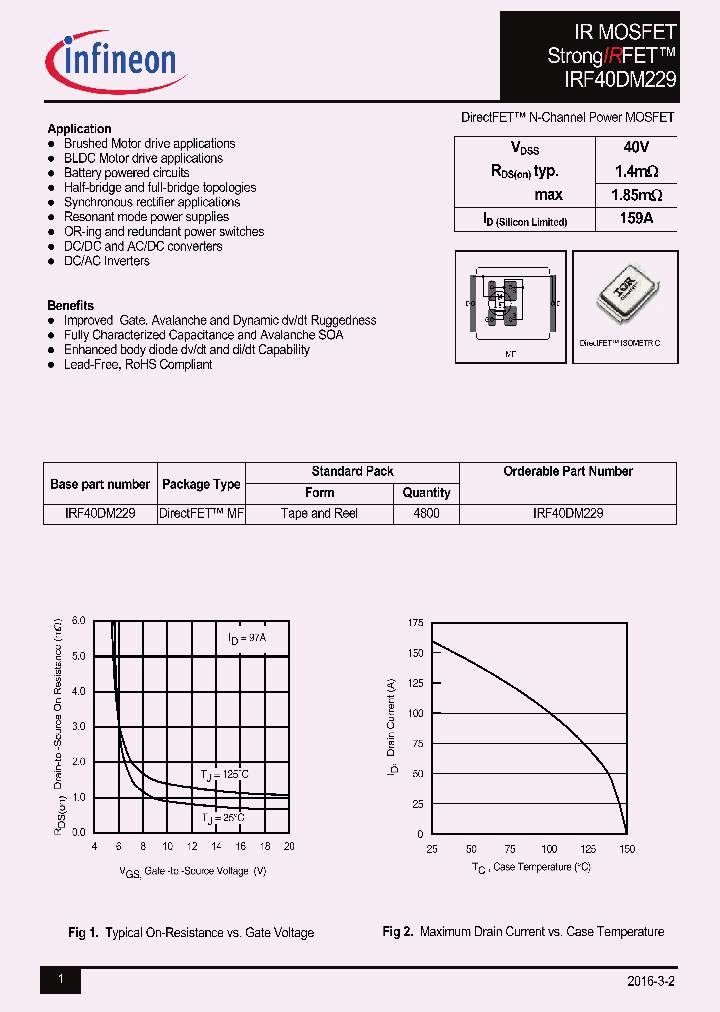 IRF40DM229_8652220.PDF Datasheet