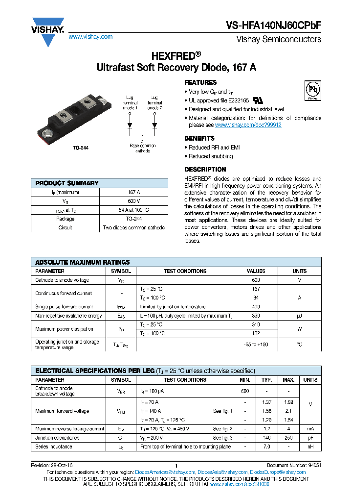 VS-HFA140NJ60CPBF_8831411.PDF Datasheet