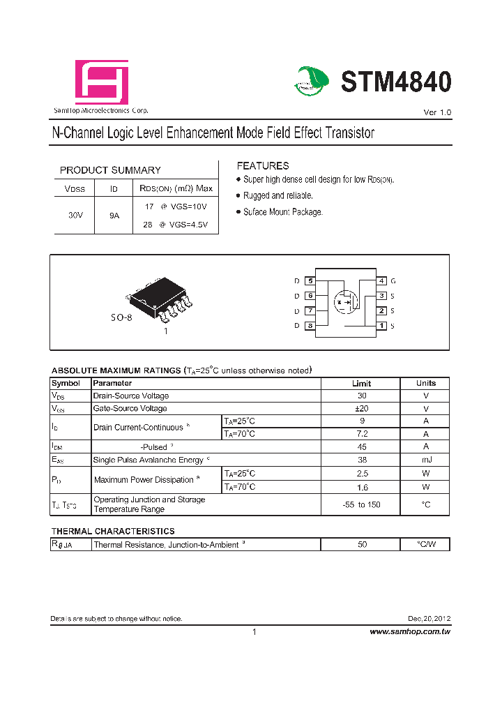 STM4840_8853117.PDF Datasheet