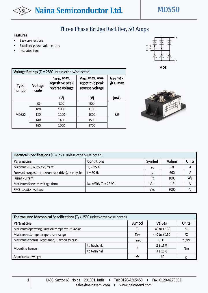 MDS50_8873420.PDF Datasheet