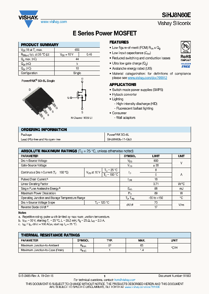 SIHJ8N60E_8894706.PDF Datasheet