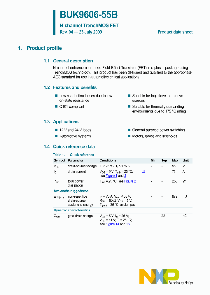 BUK9606-55B-15_9061772.PDF Datasheet