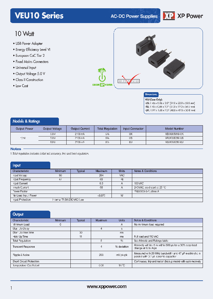 VEU10US050-UK_9062812.PDF Datasheet