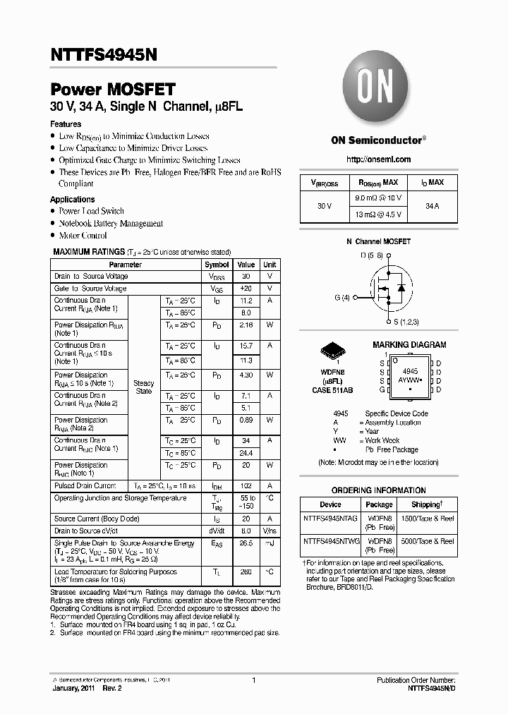 NTTFS4945N_9097250.PDF Datasheet