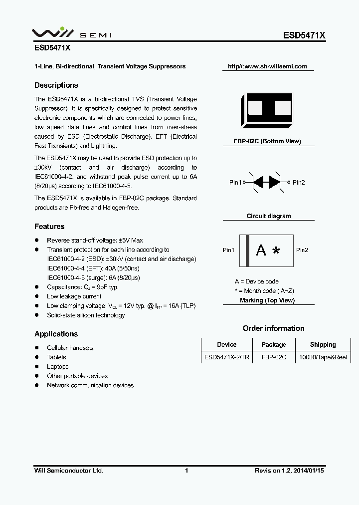 ESD5471X-2TR_9106688.PDF Datasheet