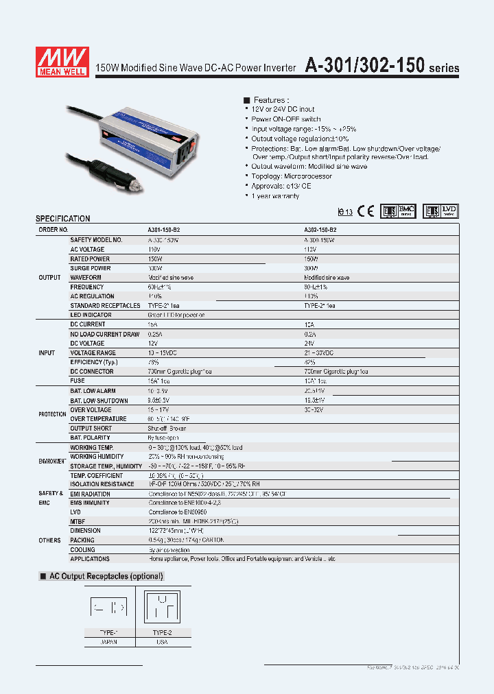 A300-150_9109547.PDF Datasheet